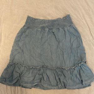 Float Denim Skirt